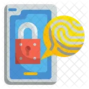 Fingerprint Security Mobile Securely Fingerprint Icône