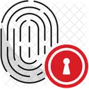 Fingerprint Security Biometric Security Biometric Authentication Icon