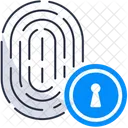 Fingerprint Security Biometric Security Biometric Authentication Icon