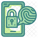 Fingerprint Security Mobile Securely Fingerprint Icône