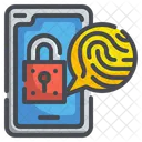 Fingerprint Security Mobile Securely Fingerprint Icône