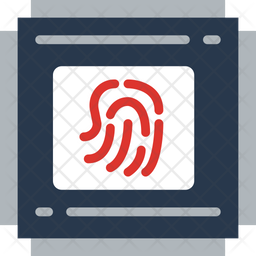 Fingerprint Sensor Icon - Download in Flat Style