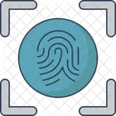 Fingerprint T Biometric Security Fingerprint Scan Icon