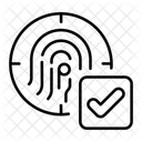 Fingerprint Verification  Icon
