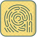 Fingerprintl Security Biometric Icon