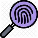 Fingerprints Law Crime Icon