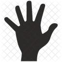 Five Fingers Hand Icon