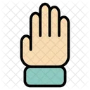 Fingers Five Hand Icon