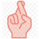 Fingers crossed  Icon