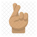 Fingers crossed  Icon