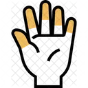 Fingers Gloves  Icon