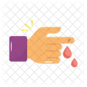 Fingerschnitt  Symbol