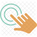 Finger Tippen Hand Zeigen Symbol