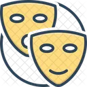 Fingir Mascarar Drama Ícone