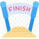 Finish Race Finish Line Icon