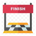 Finish Line End Line Final Line Icon