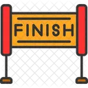 Finish Line Achievement Competition Icon