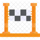 Finish Line Competition End Icon