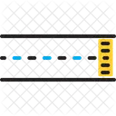 Line Finish Track Icon