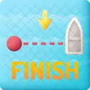 Finish line  Icon