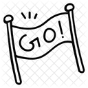 Game End End Line Finish Line Icon