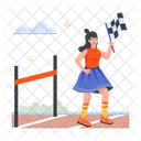 Finish Line  Icon