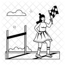 Finish Line  Icon