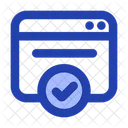 Online Exam Check Circle Simple Icon