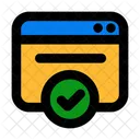 Online Exam Check Circle Simple Icon