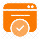 Online Exam Check Circle Simple Icon