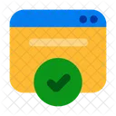 Online Exam Check Circle Simple Icon