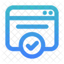 Online Exam Check Circle Simple Icon