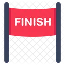 Finishline Endline Race End Icon