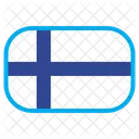 핀란드 국가 깃발 아이콘