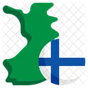 핀란드 깃발 핀란드 깃발 아이콘