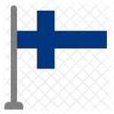 Bandeira Pais Finlandia Ícone