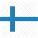 Finlandia Bandeira Mundo Ícone