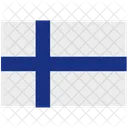 Finlandia Bandeira Nacao Ícone