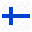 Finnland Flagge Land Symbol