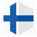 Finnland Land Flagge Symbol