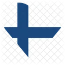 Finnland Flagge Symbol