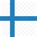 Finnland Flagge Welt Symbol