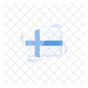 Finnland Flagge  Symbol