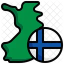 Finnland Flagge  Symbol