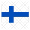 Finnland Flagge  Symbol