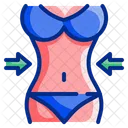 Fino Em Forma Fino Ícone