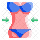 Fino Em Forma Fino Ícone