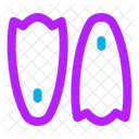 Fins Flippers Sport Equipment Icon