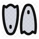 Fins Flippers Sport Equipment Icon