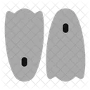 Fins Flippers Sport Equipment Icon